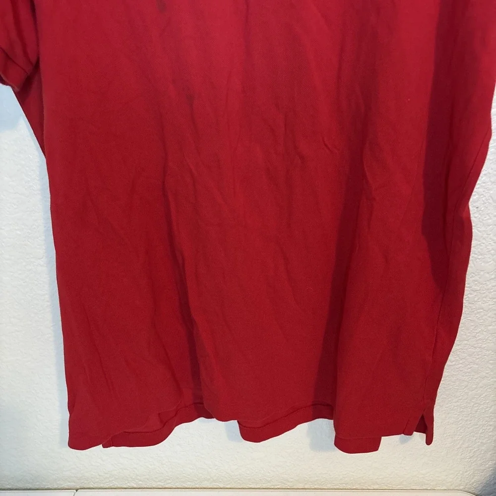 Polo Ralph Lauren‎ Classic Fit red  Short Sleeve Polo Shirt Mens XL